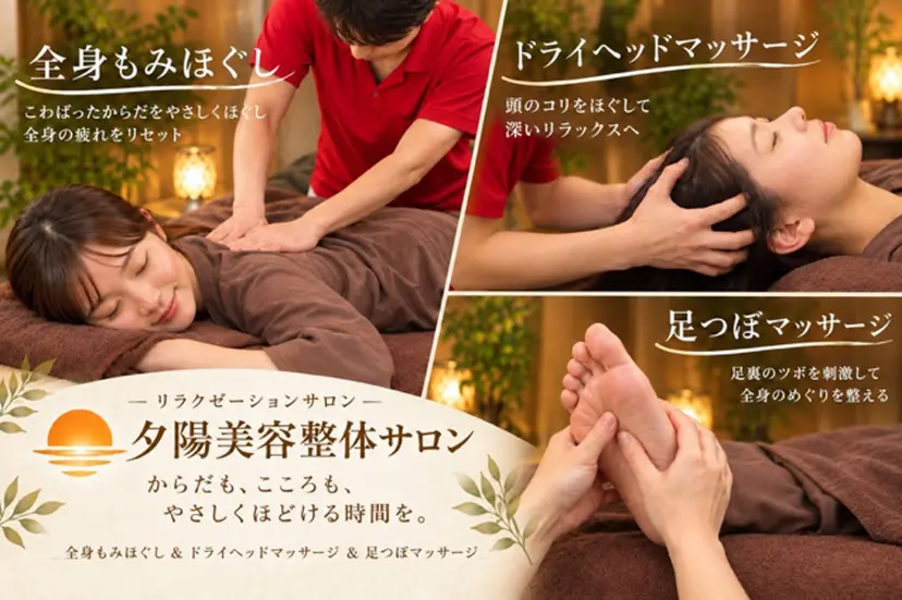 むくみ肩こり リンパケア整体の掲載