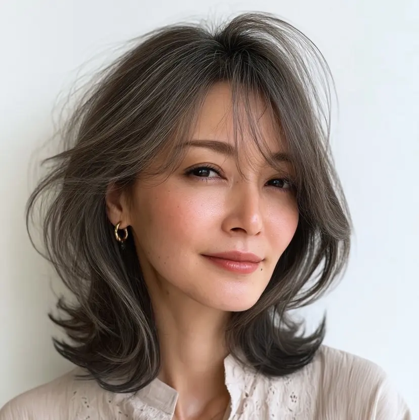 鈴木 梨央 白髪ぼかしの掲載