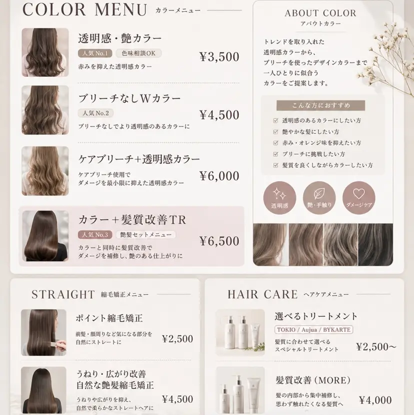 Raito 博多透明感カラーの掲載