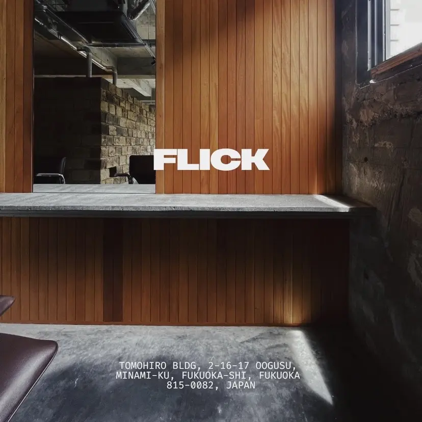 FLICK Kaz. メンズ平尾・高宮の掲載