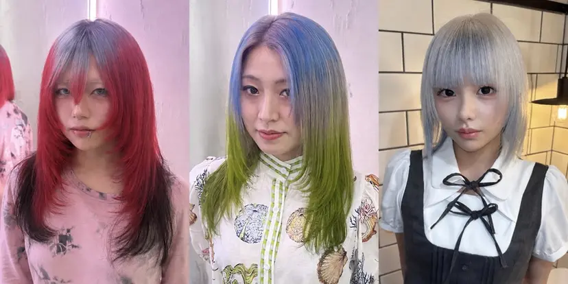 🌈デザインカラー ウルフカット りょうの掲載