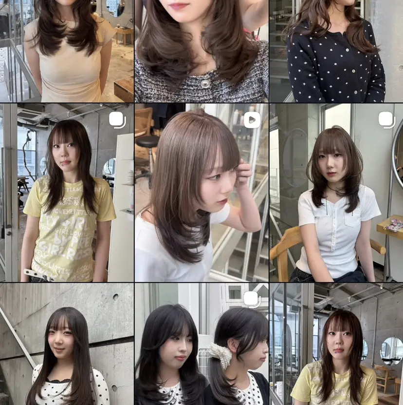 抜け感レイヤー︴ ニュアンスカラーの掲載