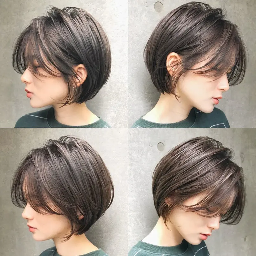 小顔ショート🏅/ 透明感カラー/みらいの掲載