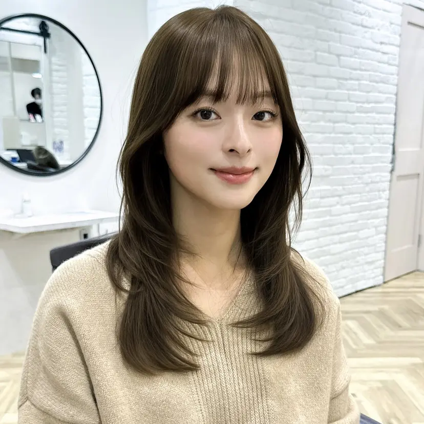 前髪で変わる大人女性 ヘア｜ヒロの掲載