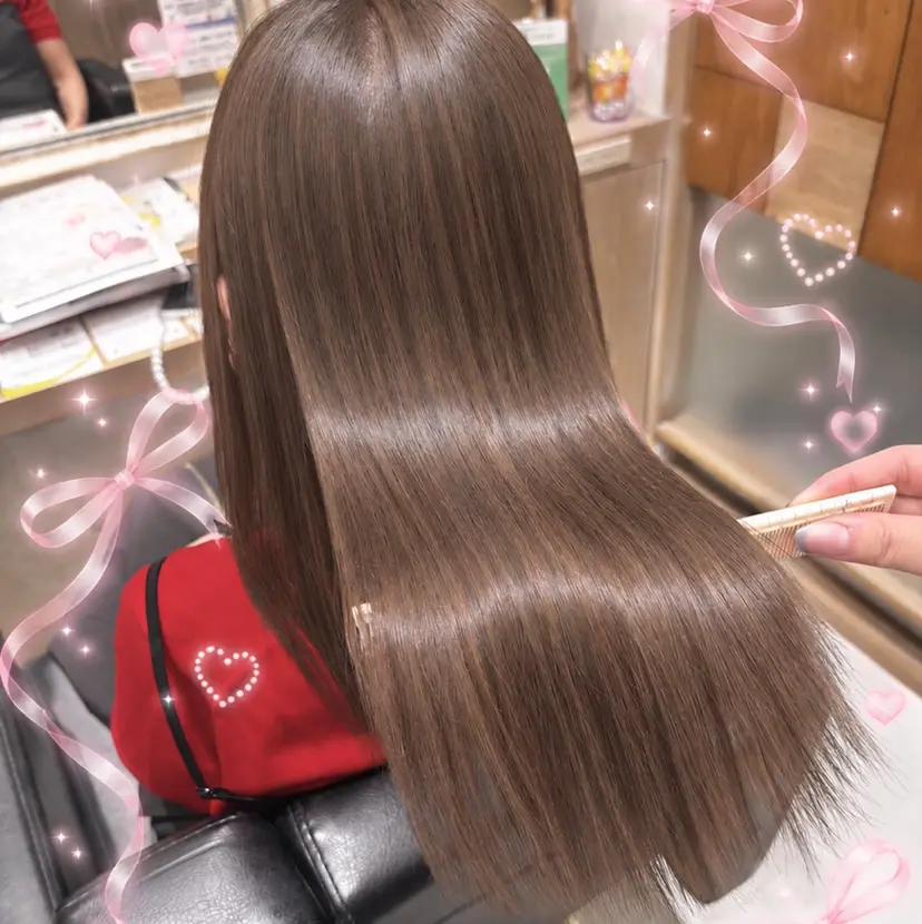 透明感カラー🤎 静岡/💖ヘアセットの掲載