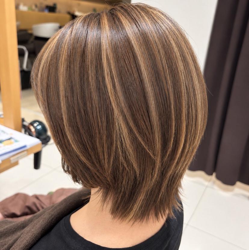 ハイライトカラー レイヤーカットの掲載