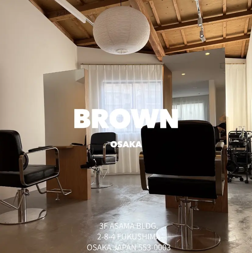 BROWN メンズヘアサロンの掲載