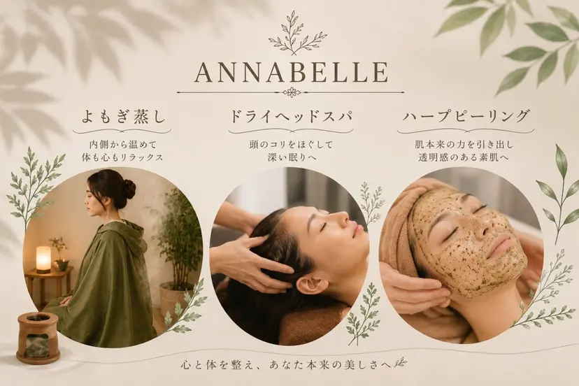 ハーブピーリング 漢方よもぎ蒸しの掲載