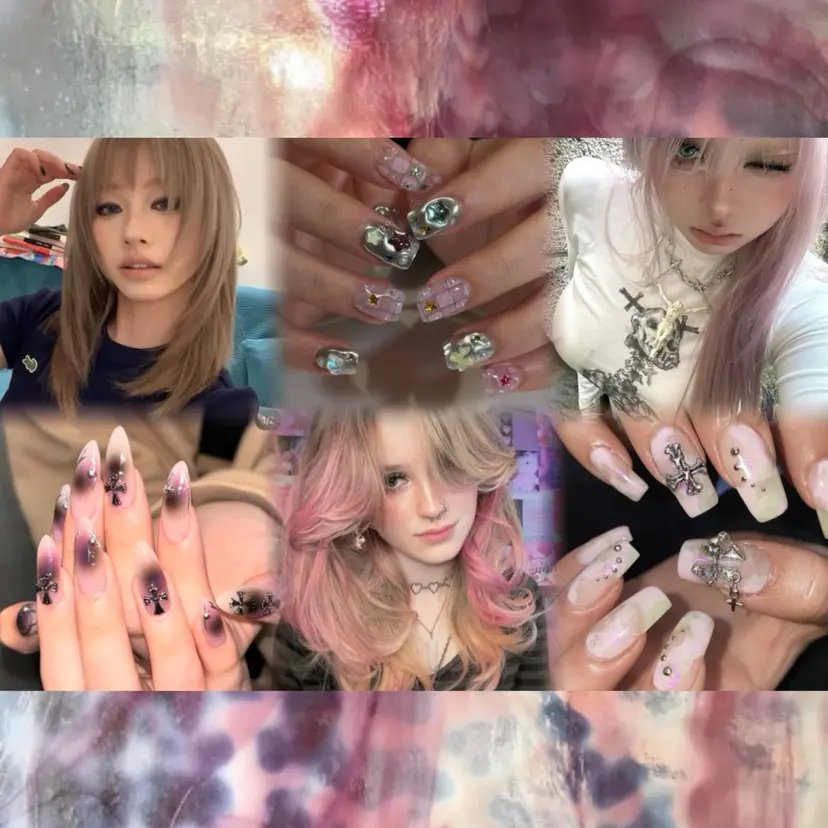 ハイトーン/レイヤー nail 百咲💌の掲載