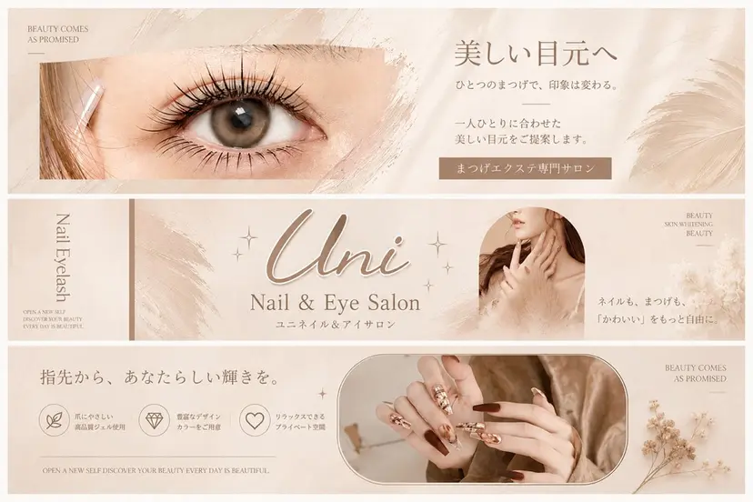 UniNail &Eye Salonの掲載