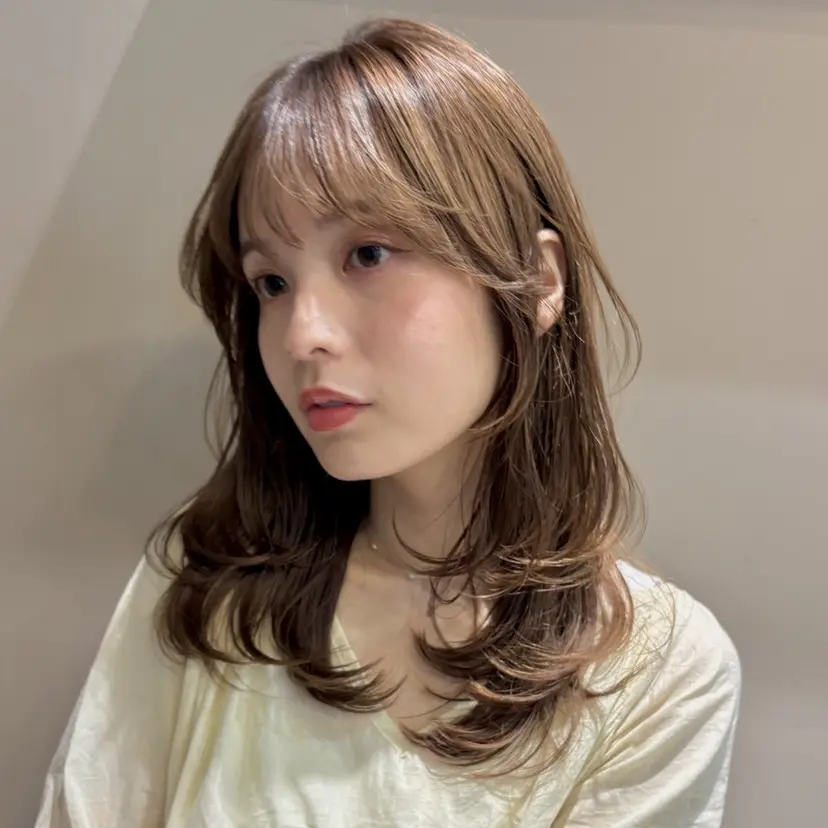 RIHO/ 小顔レイヤー/抜け感の掲載