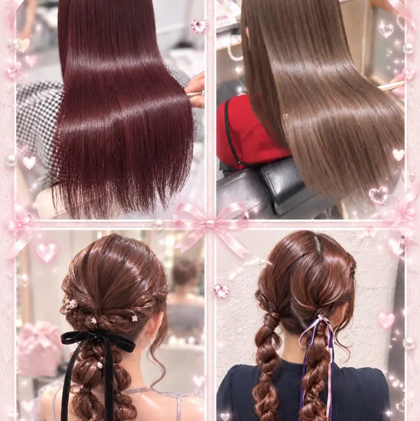 透明感カラー♥ 静岡/💖ヘアセットの掲載