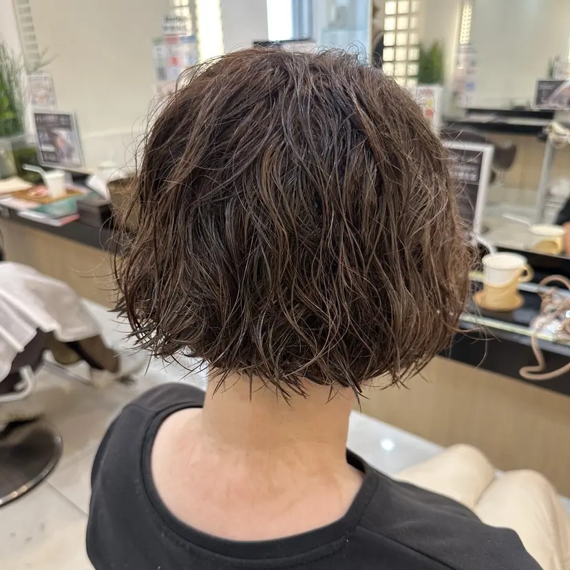 内田温子大人女性 ハイライト、ボブの掲載