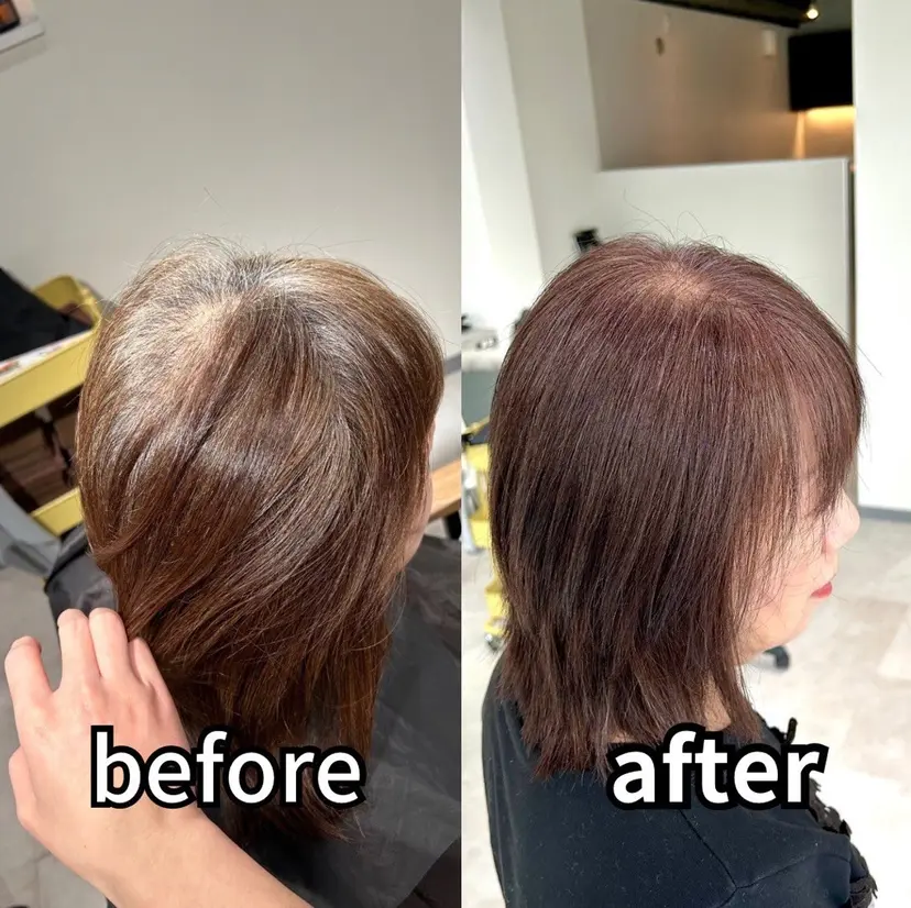 脱白髪染め❕白髪 ぼかし特化🌟ヨコタの掲載