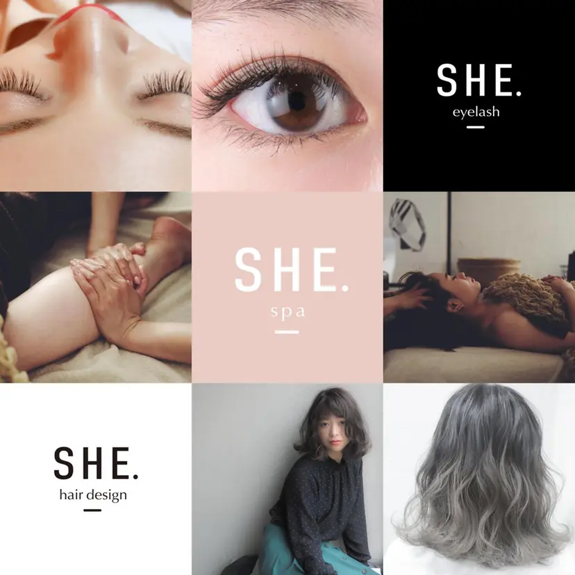 SHE. hairdesignの掲載
