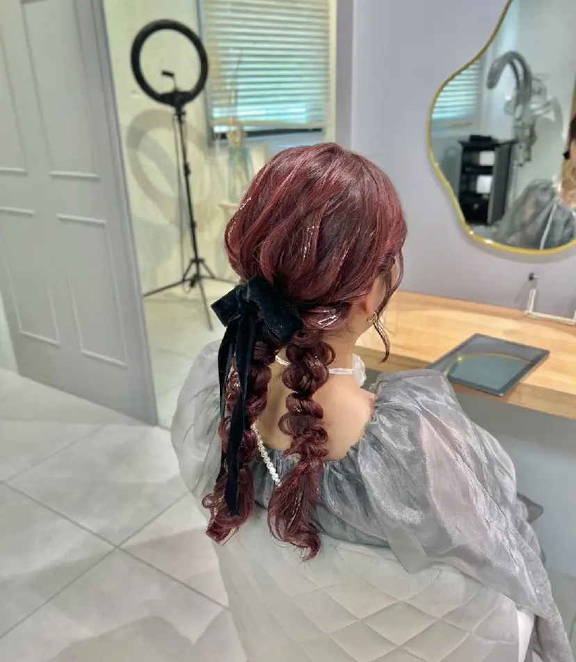 ｱｽﾞ🫧‪ヘアアレ 🎀/寒色カラー🩵の掲載