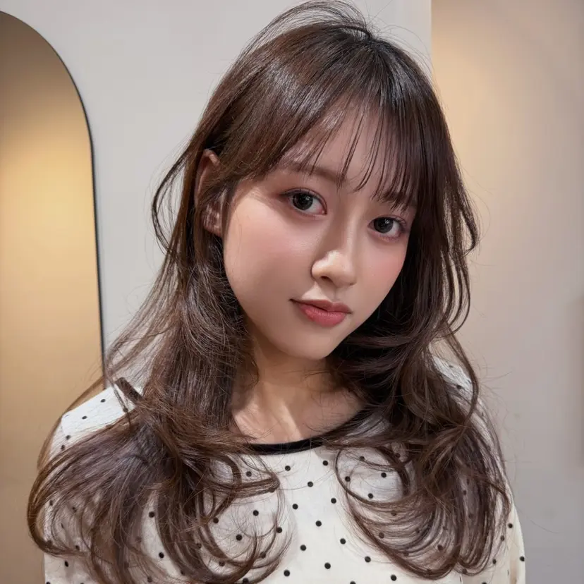 橘　愛佳/暖色系 レイヤーカットの掲載