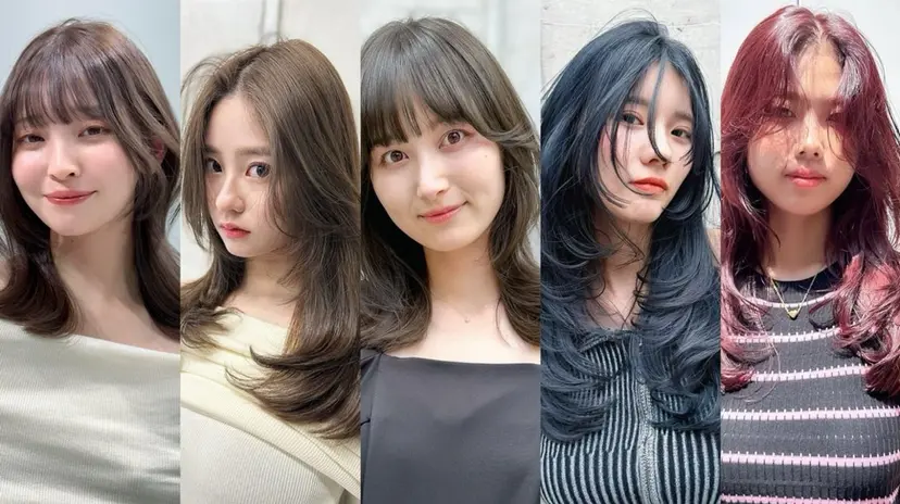 韓国レイヤーカット/ ダブルカラーの掲載