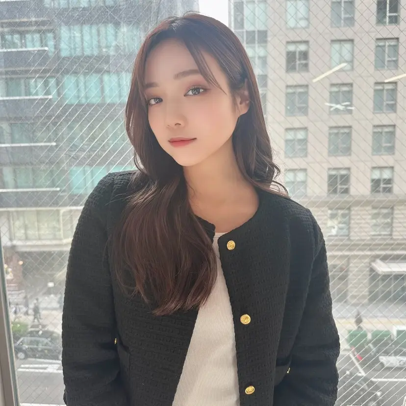 裕千/くびれヘア/ 韓国風ヘア/顔まわりの掲載