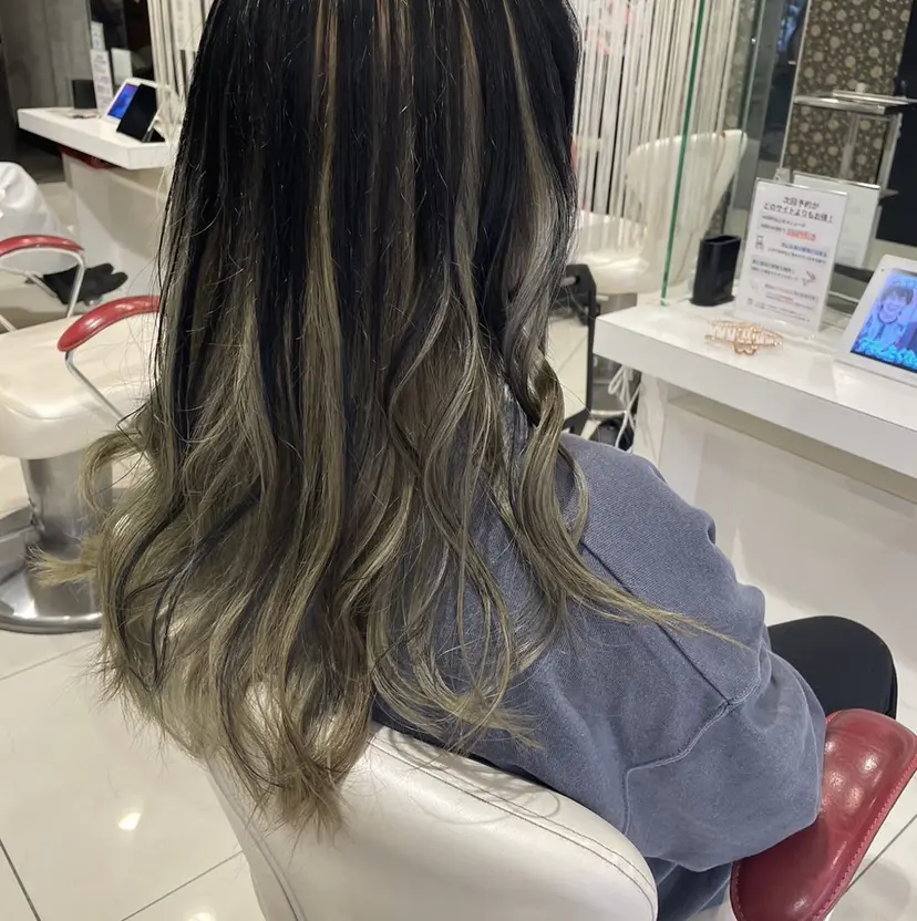 ハイトーンブリーチ有 ブリーチ無しお任せの掲載