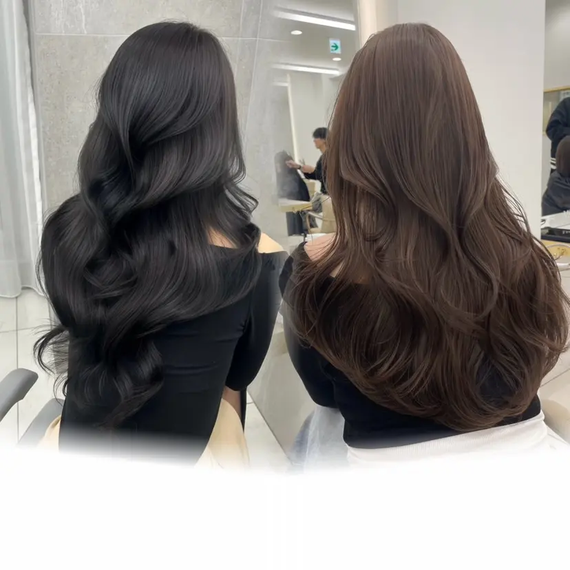 透明感カラー/髪質 改善トリ/水野朝晴の掲載