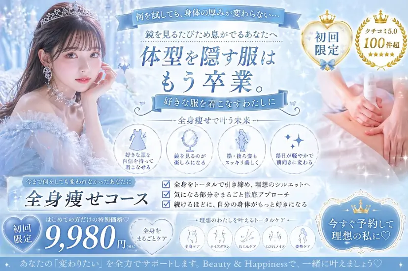 痩身ハーブピーリング 筋膜リリース☆B&Hの掲載