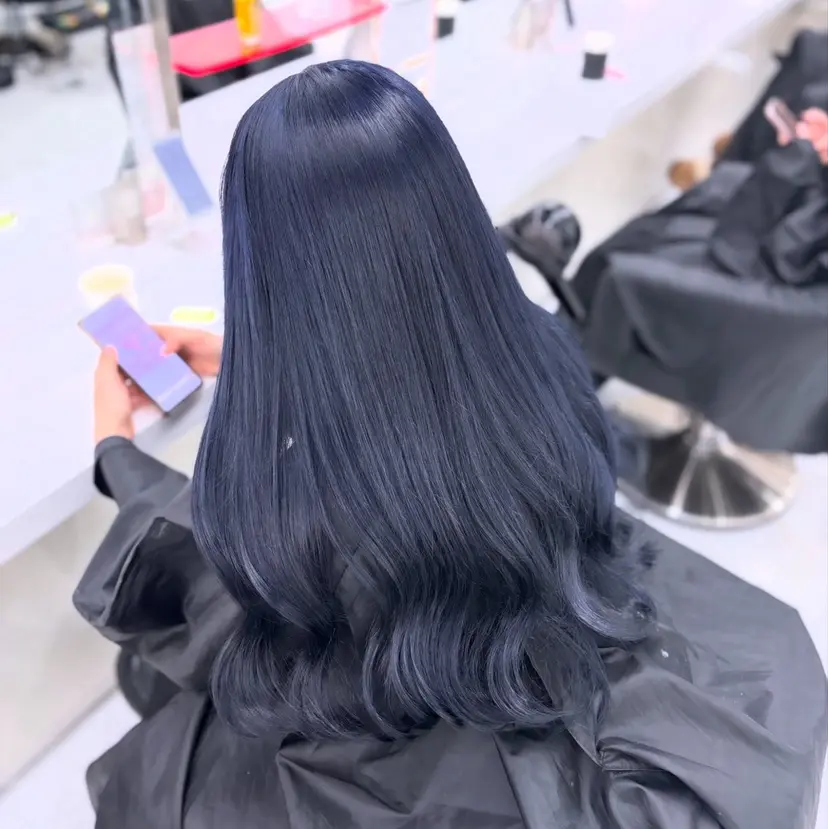 🩵色落ち可愛い 寒色カラー🩵の掲載