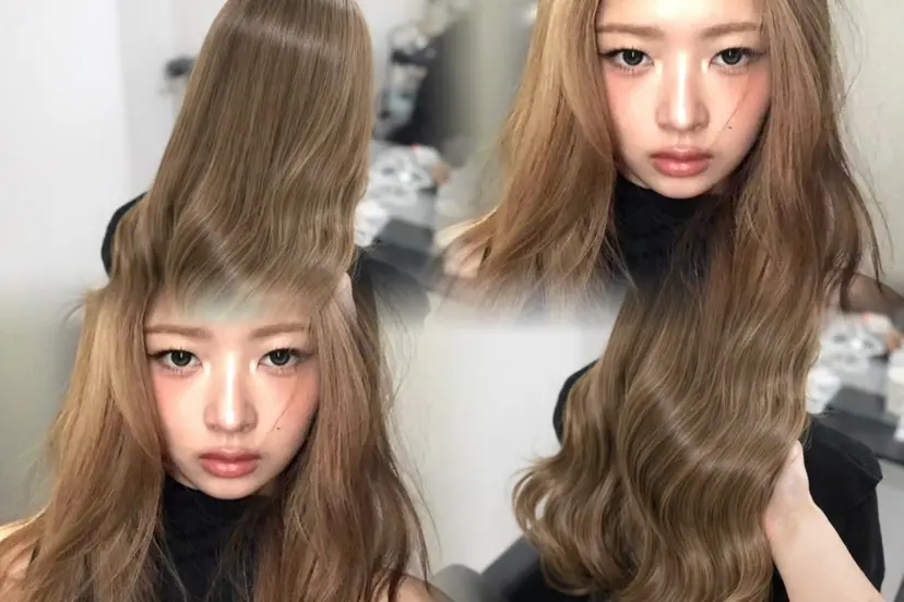 Yuzu️🫧/艶髪 カラー/韓国ヘアの掲載