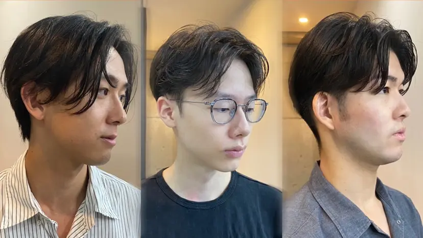 センターパート/ニ ュアンスパーマの掲載