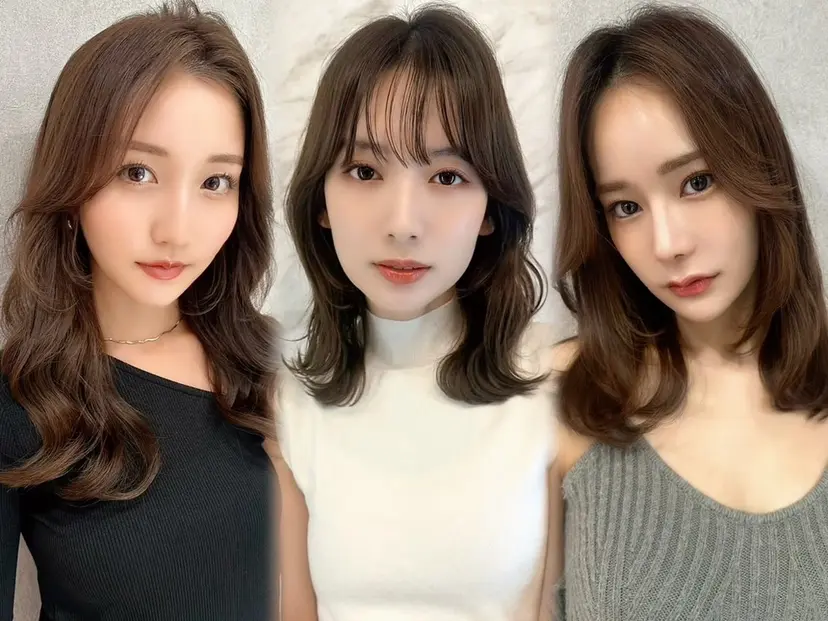 韓国ヘア／レイヤー/ 顔周り/Harunaの掲載