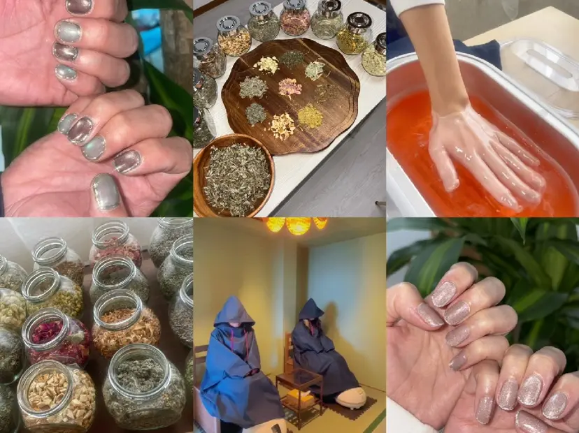 よもぎ蒸し×ネイル LumiBloom の掲載