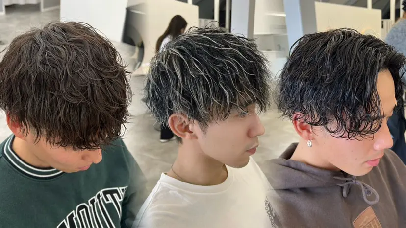 メンズパーマ特化/髪 質改善艶カラー/椿原の掲載