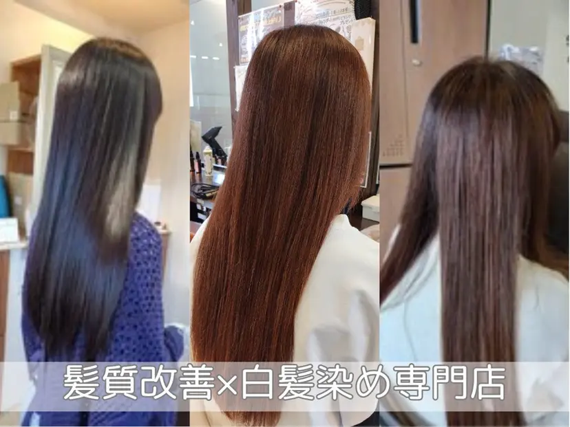 髪質改善する白髪染め ツヤイロ島田店の掲載