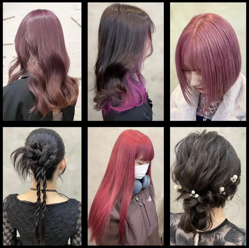 【ピンク/韓国ヘア/ ヘアセット】亜海の掲載