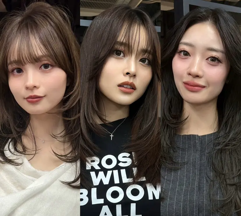 神戸レイヤーカット 顔周り/骨格診断の掲載