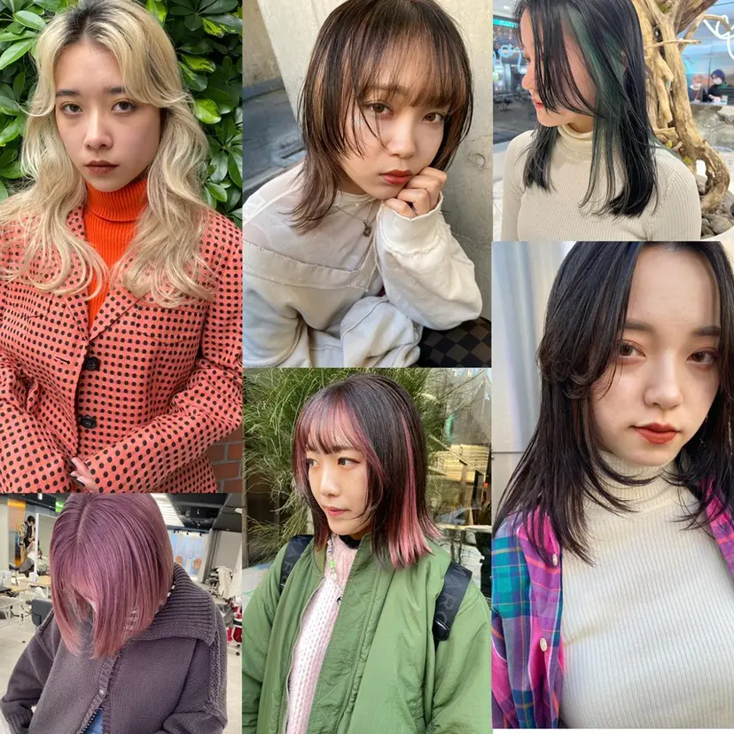 mana 暖色カラーカットの掲載