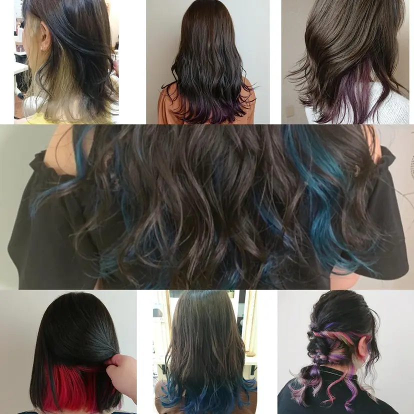 グラデ❣️インナー 派手髪Fumiyoの掲載