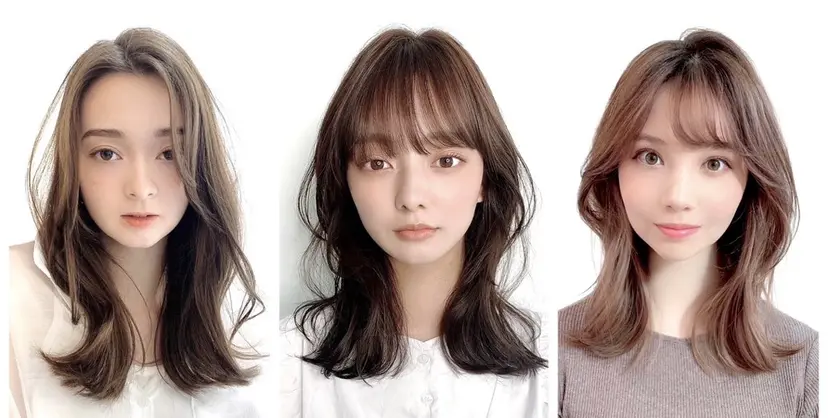 レイヤーカット/韓国 ヘア/透明感カラーの掲載