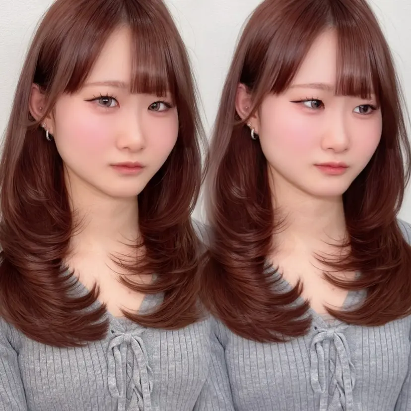 mao🖤顔周り／ レイヤー／髪質改善の掲載