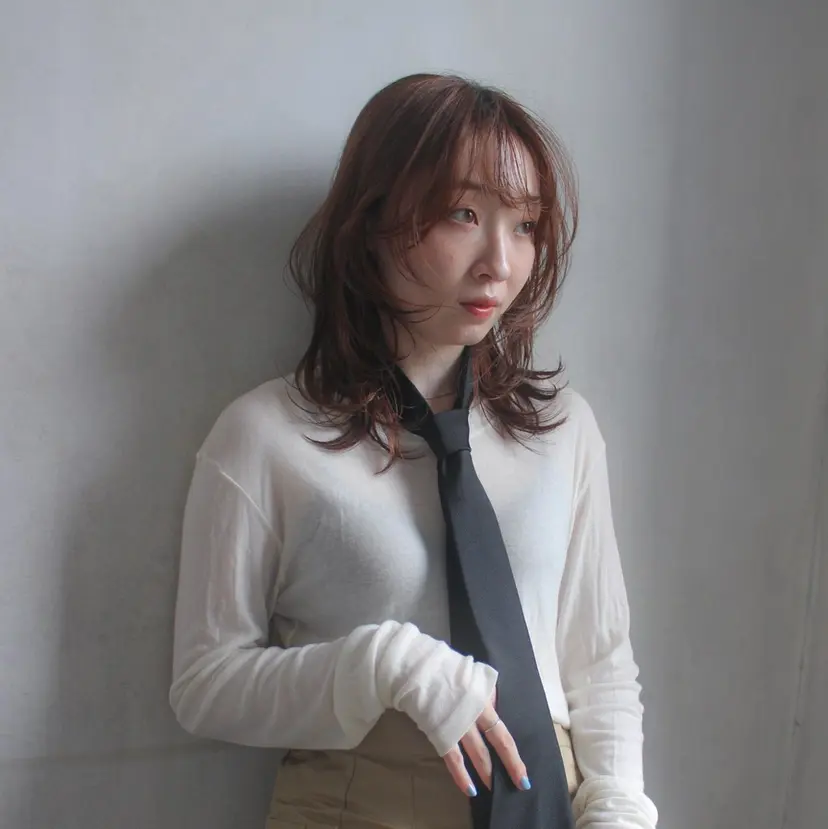 レイヤーカット/ツヤ 縮毛矯正/アチワの掲載