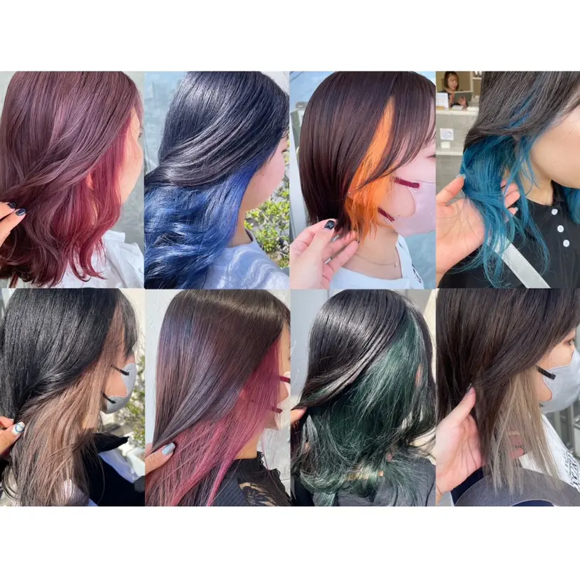 顔まわり/インナー カラー/　syuriの掲載