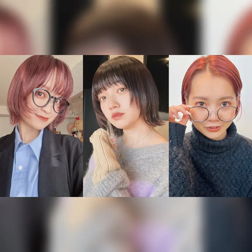 ベージュ/暖色カラー /ボブ/ミカの掲載