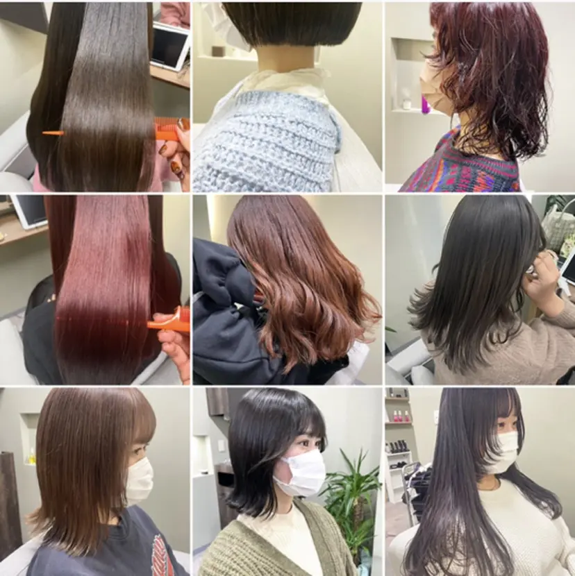 髪質改善カラー&TR 縮毛矯正/弱酸性矯正の掲載