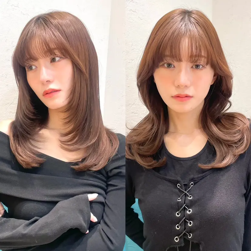 韓国/ハッシュカット /レイヤー🧸‎千純の掲載