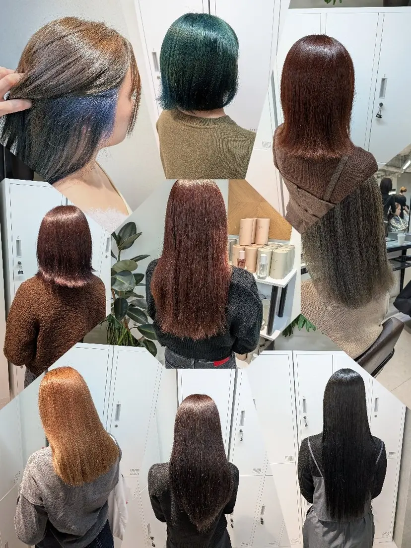 八木琉河/ハイトーン ブリーチ/艶髪カラーの掲載