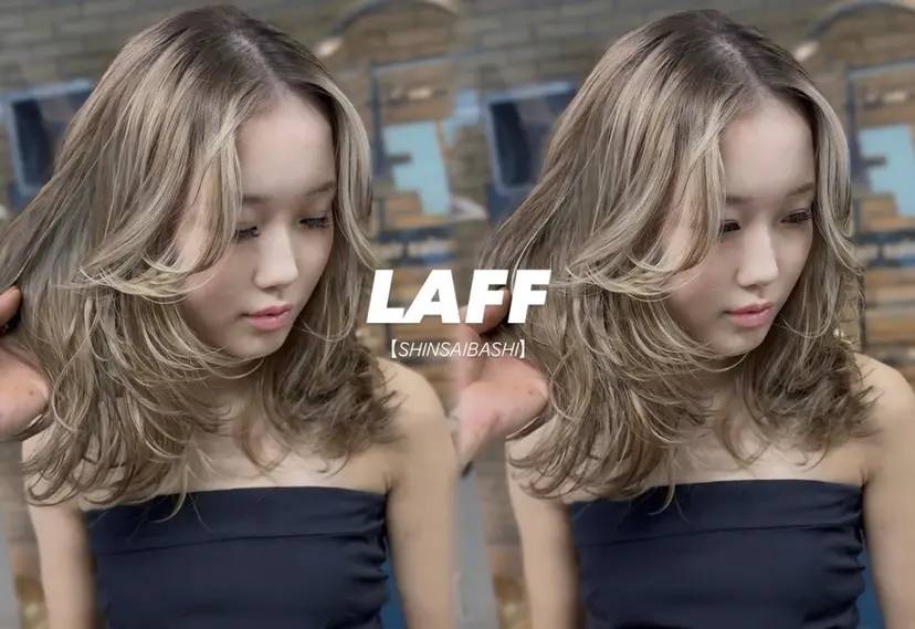 ブリーチ縮毛矯正 LAFFYuiの掲載