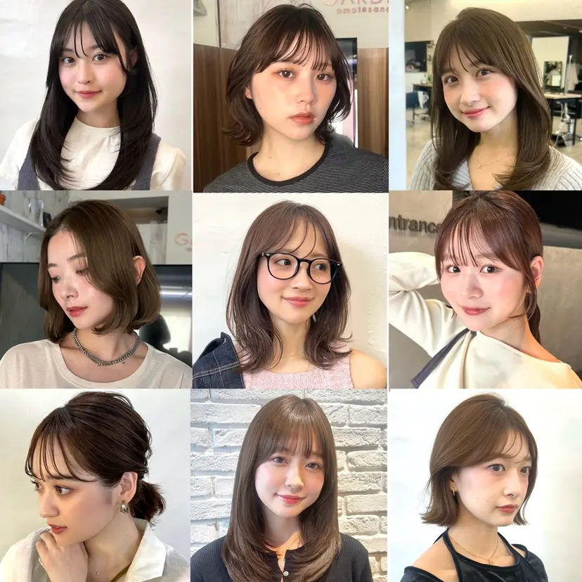 レイヤー/ボブ/透明 感カラー/佐藤奈由の掲載