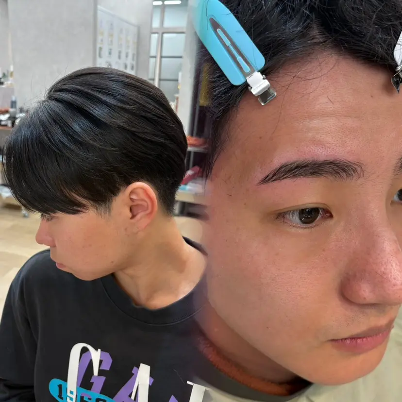 曲がる縮毛矯正🌟 メンズアイブロウの掲載