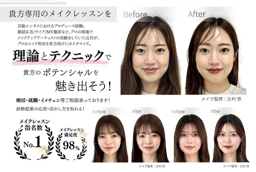 辻村悠 メイクレッスンの掲載