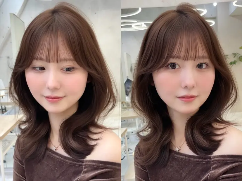 福岡/レイヤーカット /顔周り/ひめかの掲載